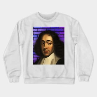 Baruch Spinoza Portrait | Baruch Spinoza Artwork Crewneck Sweatshirt